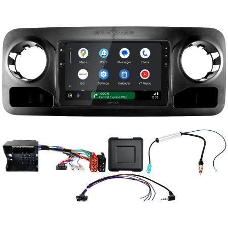 Zestaw car audio Kenwood DMX80AXS do Mercedes Sprinter W907/W910 2018- w grupie Car audio / Co pasuje do mojego samochodu / Mercedes / Sprinter / Sprinter 2019- u BRL (SETDMX80MC11PKT1)