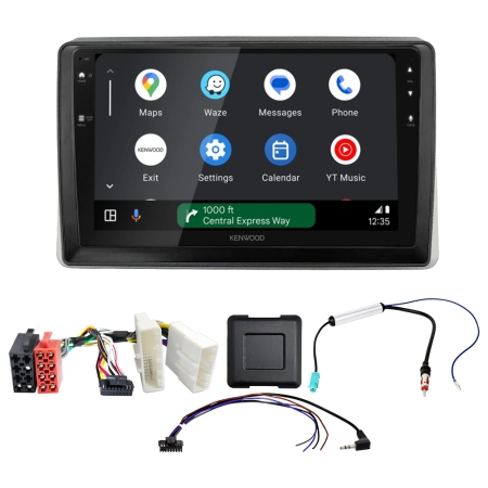 Zestaw car audio Kenwood DMX80AXS do Renault Master, Opel Movano, Nissan NV400 och Interstar w grupie Car audio / Co pasuje do mojego samochodu / Renault / Master / Master 2011-2024 u BRL (SETDMX80RT7PKT1)