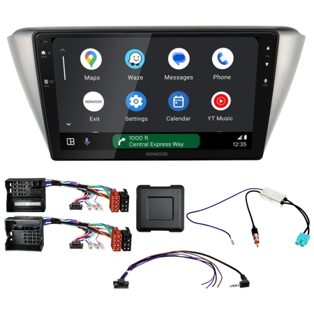 Zestaw car audio Kenwood DMX80AXS do Skoda Fabia NJ 2015-2023 w grupie Car audio / Co pasuje do mojego samochodu / Skoda / Skoda Fabia / Skoda Fabia 2022- u BRL (SETDMX80SK3PKT1)