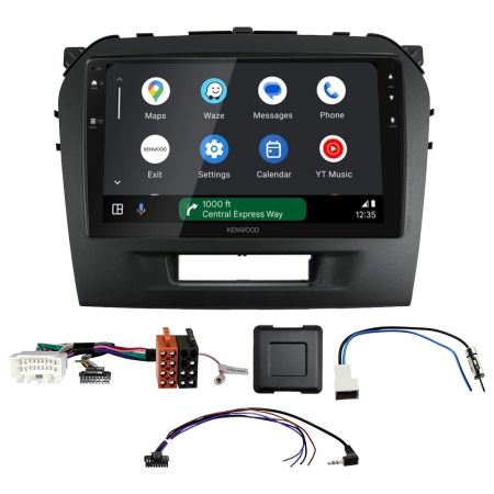 Zestaw car audio Kenwood DMX80AXS do Suzuki Vitara 2015-2024 w grupie Car audio / Co pasuje do mojego samochodu / Suzuki / Vitara / Vitara 2019- u BRL (SETDMX80SZ5PKT1)