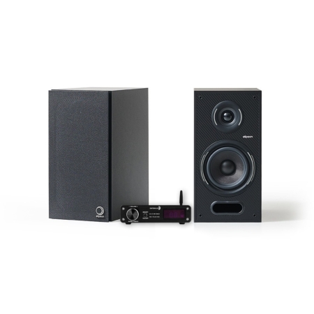 Dayton Audio DTA-PRO z Elipson Horus 6B w czarnym kolorze, zestaw stereo 2.0 w grupie Pakiety / Zestawy do domu / Zestawy stereo u BRL (SETDTAPROPKT2)