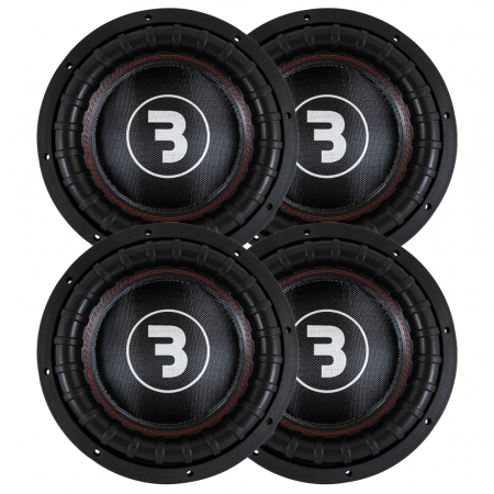 4-pack Bass Habit Elite 2 E2300D1, 12-calowe przetworniki basowe w grupie Car audio / Bas / Subwoofery u BRL (SETE2300D1X4)