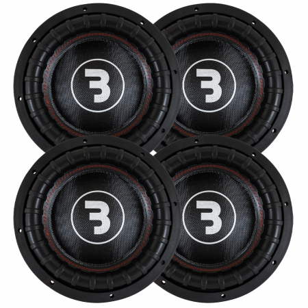 4-pack Bass Habit Elite 2 E2300D2, 12-calowe przetworniki basowe w grupie Car audio / Bas / Subwoofery u BRL (SETE2300D2X4)