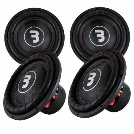 4-pack Bass Habit Elite 2 E2380D1, 15-calowe przetworniki basowe w grupie Car audio / Bas / Subwoofery u BRL (SETE2380D1X4)