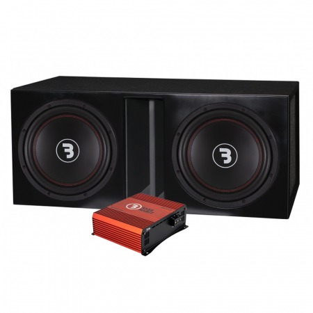 2-pack Bass Habit E300D1 w obudowie i SE2100.1DF, zestaw basowy w grupie Pakiety / Zestaw do samochodu / Pakiety basowe u BRL (SETE300D1PKT3)