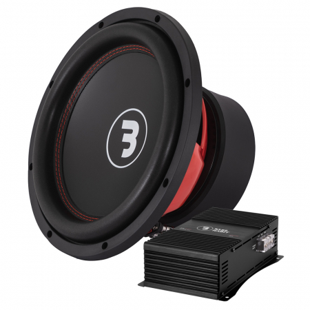 Bass Habit Elite E300D2 i SPL ELITE 1000.1DF, zestaw basowy w grupie Pakiety / Zestaw do samochodu / Pakiety basowe u BRL (SETE300D2PKT1)