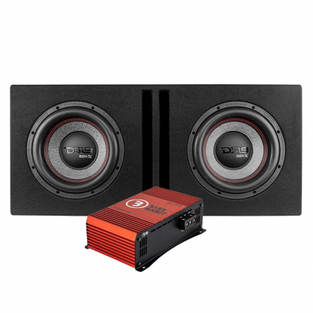 DS18 GEN-X210LD i Bass Habit SE1200.1DF, zestaw basowy w grupie Pakiety / Zestaw do samochodu / Pakiety basowe u BRL (SETGENX210LDPKT1)