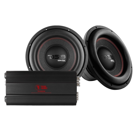 2-pak DS18 GEN-XX12.4DHE z Bass Habit RA3600W, zestaw basowy 2x12 w grupie Pakiety / Zestaw do samochodu / Pakiety basowe u BRL (SETGENXX124DHEPKT3)