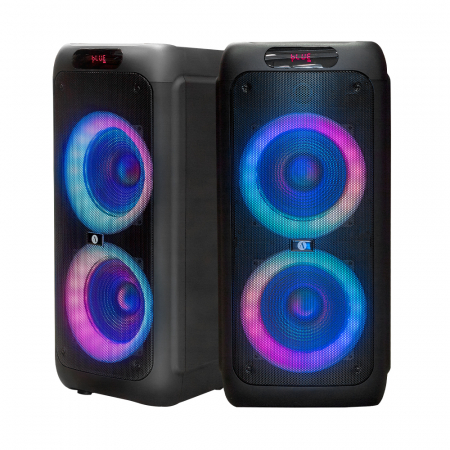 2-pak Arcsound HAZE (gen.2), głośnik imprezowy z bezprzewodowym mikrofonem i Bluetooth