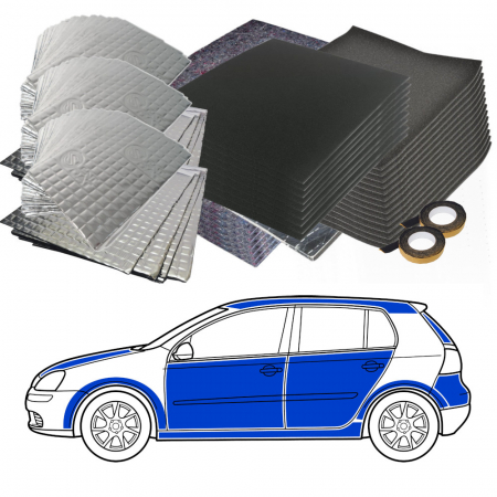 Wygłuszenie do hatchbacka, poziom 3 w grupie Car audio / Co pasuje do mojego samochodu / Ford / Focus / Focus 1998-2004 / Pozostałe Focus 1998-2004 u BRL (SETISOLHALVPKT10)
