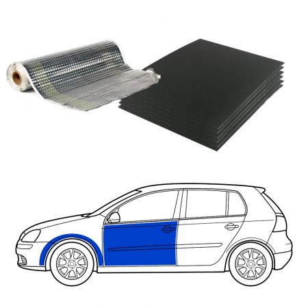 Wygłuszenie do hatchbacka, poziom 1 w grupie Car audio / Co pasuje do mojego samochodu / Ford / Focus / Focus 1998-2004 / Pozostałe Focus 1998-2004 u BRL (SETISOLHALVPKT8)