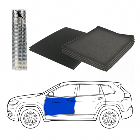 Wyciszenie do SUV, przednie drzwi z panelami drzwiowymi w grupie Car audio / Co pasuje do mojego samochodu / Volvo / Volvo XC60 / Volvo XC60 2018- / Pozostałe XC60 2018- u BRL (SETISOLSUVPKT1)