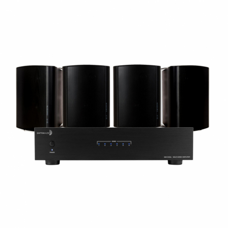 Dayton Audio MA1240 i 2 pary czarnych głośników zewnętrznych DLS MB5i w grupie Pakiety / Zestawy do domu / Zestawy multiroom u BRL (SETMA1240APKT19)