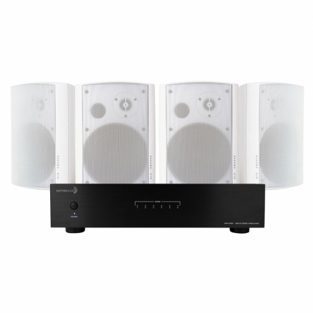 Dayton Audio MA1260 i 2 pary białych głośników zewnętrznych DLS MB6i w grupie Pakiety / Zestawy do domu / Zestawy multiroom u BRL (SETMA1260PKT5)