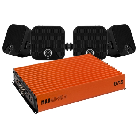 4-pack GAS MAD BK1-44 z MAD A1-70.4, pakiet na półkę tylną w grupie Pakiety / Zestaw do samochodu / Pakiety na półkę tylną u BRL (SETMADBK144PKT2)