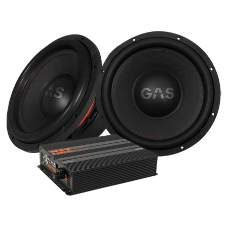 2-pak GAS MAX S1-15D1 z MAX PA1-5000.1DZ1, zestaw basowy 2x15 w grupie Pakiety / Zestaw do samochodu / Pakiety basowe u BRL (SETMAXS115D1PKT4)
