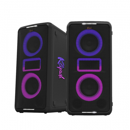 2-pack Klipsch Miami, głośniki imprezowe z mikrofonem i Bluetooth w grupie Audio domowe / Głośniki / Głośniki imprezowe u BRL (SETMIAMIPKT1)
