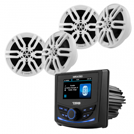 DS18 MRX150 i 2 pary MP6, pakiet morski w grupie Car audio / Audio morskie / Zestawy morskie u BRL (SETMRX150PKT1)