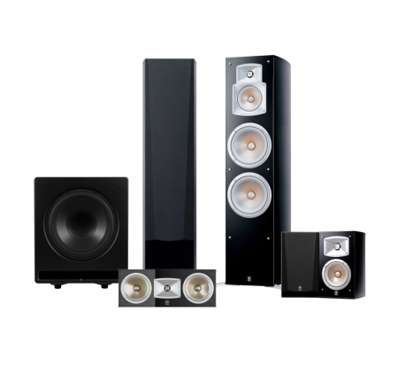 Yamaha NS-777 system surround z subwooferem, pakiet kina domowego 5.1 w grupie Pakiety / Zestawy do domu / Domowe zestawy głośnikowe u BRL (SETNS777BPKT2)