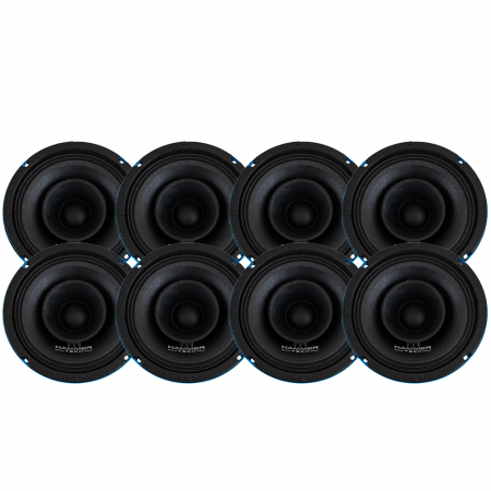 Zestaw 8 szt. Hammer Tech Omni Class OCF165, 6,5-calowy głośnik średniotonowy w grupie Pakiety / Zestaw do samochodu / Pakiety głośnikowe SPL u BRL (SETOCF65PKT3)