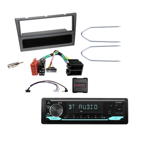 Pakiet car audio GAS MAD M130-BTN do Opel 1997-2006, czarny/szary w grupie Car audio / Co pasuje do mojego samochodu / Opel / Zafira / Zafira 1999-2005 u BRL (SETOPELPKT1)