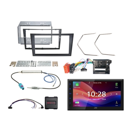 Pakiet car audio JVC KW-M695DBW do Opel 2005- w grupie Car audio / Co pasuje do mojego samochodu / Opel / Zafira / Zafira 2006-2014 u BRL (SETOPELPKT2)