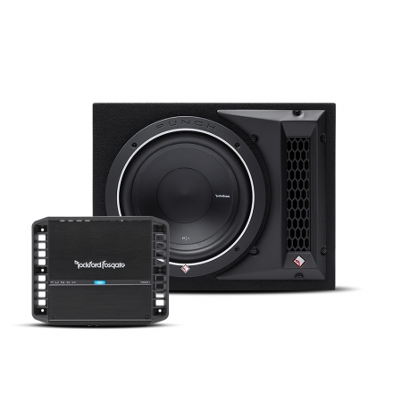 Rockford Fosgate P1-1X10 z Rockford P300X1 w grupie Pakiety / Zestaw do samochodu / Pakiety basowe u BRL (SETP11X10P300X1)