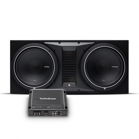 Rockford Fosgate P1-2x12 i Rockford Fosgate R500X1D w grupie Pakiety / Zestaw do samochodu / Pakiety basowe u BRL (SETP12X12R500X1D)