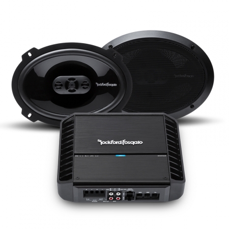 Rockford Fosgate P300X2 z pakietem głośników P1694 w grupie Pakiety / Zestaw do samochodu / Pakiety na półkę tylną u BRL (SETP300X2PKT1)