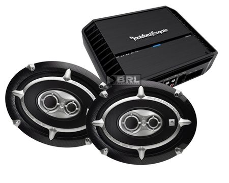 JBL T696 z Rockford Fosgate P300X2 w grupie Pakiety / Zestaw do samochodu / Pakiety na półkę tylną u BRL (SETP300XT696)