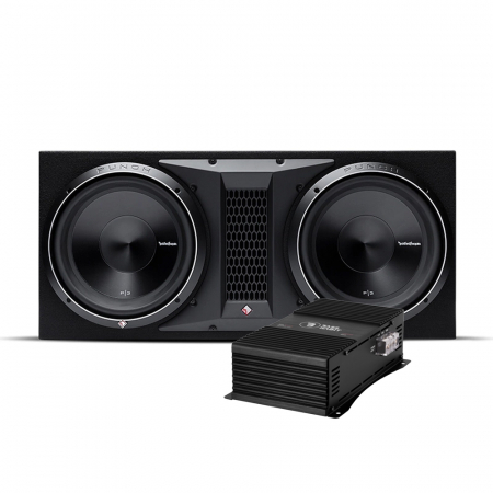 Rockford Fosgate P3 2x12 i Bass Habit SPL ELITE 1000.1DF w grupie Pakiety / Zestaw do samochodu / Pakiety basowe u BRL (SETP32X12PKT2)