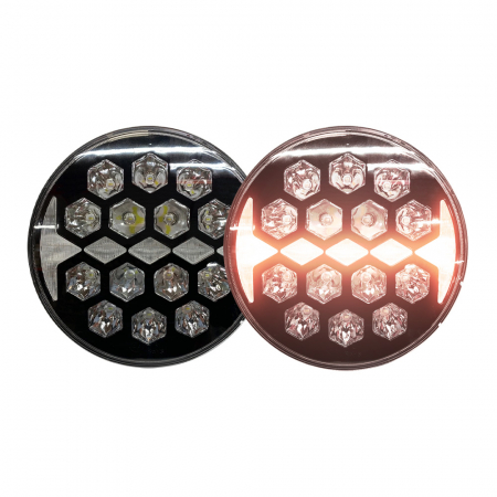 Zestaw 2 szt. NIZLED R140DRL, 9 cali / 22 cm dodatkowe światła z DRL, 140W w grupie Car audio / Oświetlenie LED / Lampy LED / Światła dalekosiężne u BRL (SETR140DRLX2)