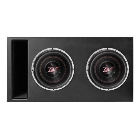 Wentylowana obudowa basowa 2x12 cali z 2x B2 RAGE 12D1 V4 w grupie Car audio / Bas / Pasywny subwoofer u BRL (SETRAGE12D1V4PKT2)