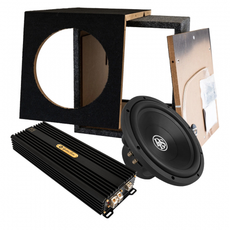 DLS Reference RCW12.D2 w obudowie z Signature S1, zestaw basowy w zestawie do samodzielnego montażu w grupie Car audio / Bas / Obudowy subwooferowe do samodzielnego montażu u BRL (SETRCW12D2PKT5)