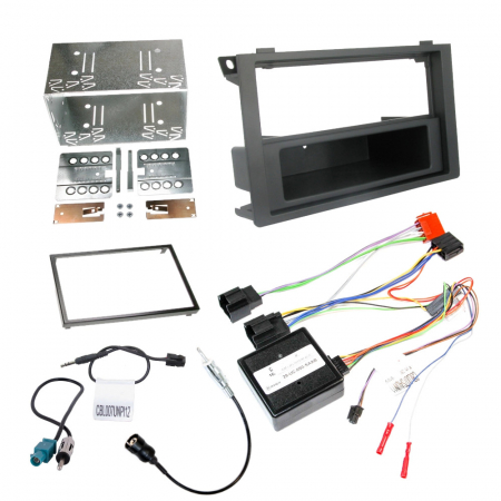 Zestaw instalacyjny 1/2-DIN do Saab 9-3 NG 2007-2015 (pakiet audio Premium 70) w grupie Car audio / Co pasuje do mojego samochodu / SAAB / 9-3 / 9-3 NG po liftingu 2007-2015 / Wymiana stereo 9-3 NG Facelift 2007-2015 u BRL (SETSAAB93PKT10)