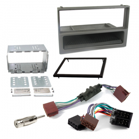 Zestaw instalacyjny 1/2-DIN do Saab 9-5 1997-2005 (bez sterowania z kierownicy) w grupie Car audio / Co pasuje do mojego samochodu / SAAB / 9-5 / 9-5 OG 1997-2005 / Wymiana radia 9-5 OG 1997-2005 u BRL (SETSAAB95PKT1)