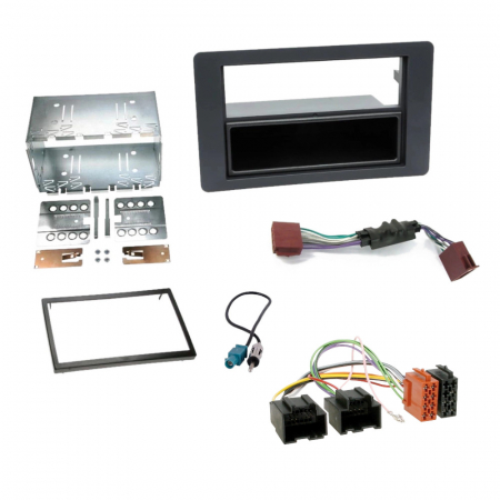 Zestaw instalacyjny 1/2-DIN do Saab 9-5 2006-2010 (bez obsługi z kierownicy) w grupie Car audio / Co pasuje do mojego samochodu / SAAB / 9-5 / 9-5 OG po liftingu 2006-2010 / Wymiana radia 9-5 OG Facelift 2006-2010 u BRL (SETSAAB95PKT8)