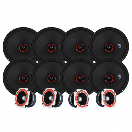 Bass Habit SPL Elite SE200M & SE45T pakiet SPL, duży w grupie Pakiety / Zestaw do samochodu / Pakiety głośnikowe SPL u BRL (SETSE200MPKT1)