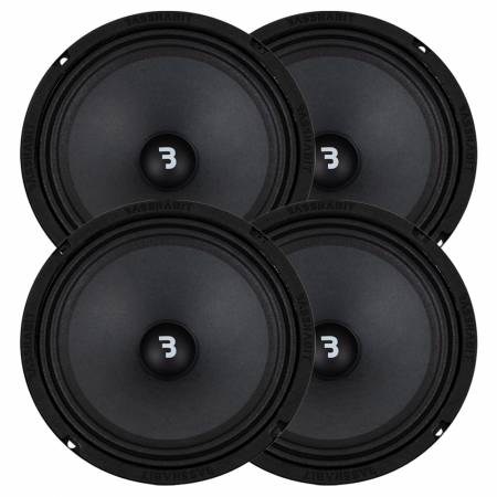 4-pak Bass Habit Play SP200M, 8-calowy midbass w grupie Pakiety / Zestaw do samochodu / Pakiety głośnikowe SPL u BRL (SETSP200MPKT1)