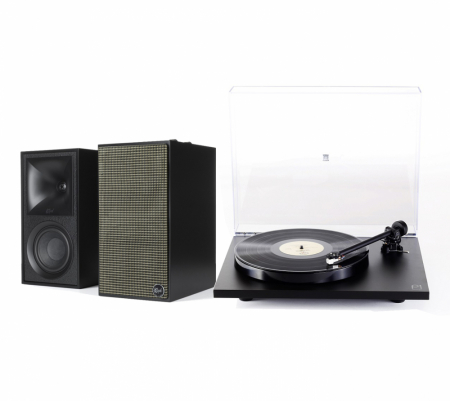 Klipsch The Fives czarny i Rega Planar 1 Carbon, pakiet do gramofonu w grupie Audio domowe / Hi-fi / Gramofon u BRL (SETTHEFIVESPKT2)