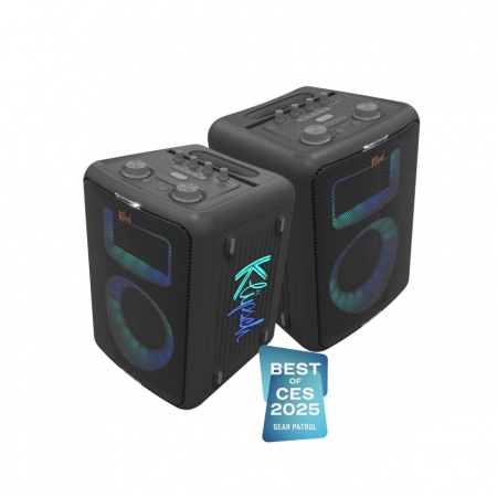 2-pak głośników imprezowych Klipsch Vegas z Bluetooth i mikrofonem w grupie Audio domowe / Głośniki / Głośniki imprezowe u BRL (SETVEGASPKT1)