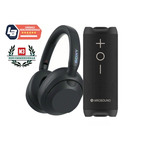 Sony ULT Wear WH-ULT900N w czarnym kolorze z Arcsound Edge w grupie Nowości u BRL (SETWHULT900NBBPKT1)