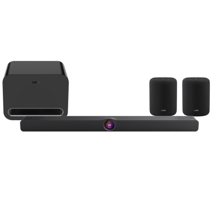 Zestaw surround WiiM Bar z WiiM Sub Pro i Sound Lite, czarny w grupie Pakiety / Zestawy do domu / Kino domowe i zestawy kina domowego u BRL (SETWIIMBARPKT3)