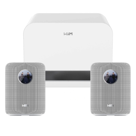 2-pack WiiM Sound z WiM Sub Pro, biały w grupie Pakiety / Zestawy do domu / Zestawy stereo u BRL (SETWIIMSOUNDPKT2)