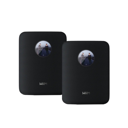 2-pack inteligentnych głośników WiiM Sound z ekranem, czarny w grupie Audio domowe / Głośniki / Inteligentne głośniki u BRL (SETWIIMSOUNDPKT3)