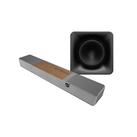 Soundbar Klipsch Flexus Core 100 z subwooferem, orzech w grupie Audio domowe / Głośniki / Soundbary u BRL (SETXCORE100PKT6)