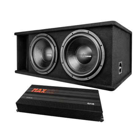 DS18 ZR212LD z GAS MAX A2-1500.1DL, ciężki zestaw basowy w grupie Pakiety / Zestaw do samochodu / Pakiety basowe u BRL (SETZR212LDPKT1)