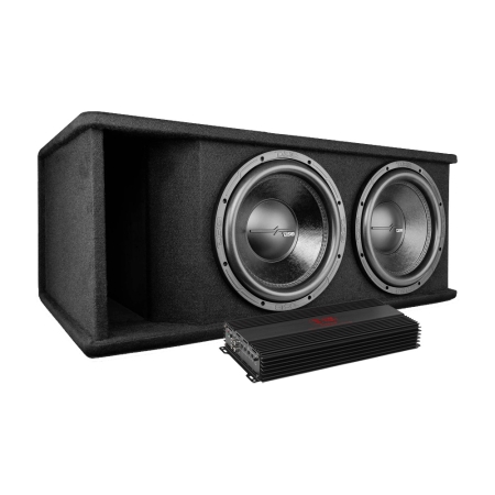 DS18 ZR212LD z Bass Habit RA3600W, zestaw basowy 2x12 w grupie Pakiety / Zestaw do samochodu / Pakiety basowe u BRL (SETZR212LDPKT4)