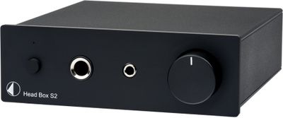 Pro-Ject Head Box S2, czarny wzmacniacz słuchawkowy