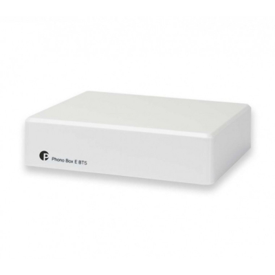 Pro-Ject Phono Box E BT5, przedwzmacniacz phono Bluetooth, biały